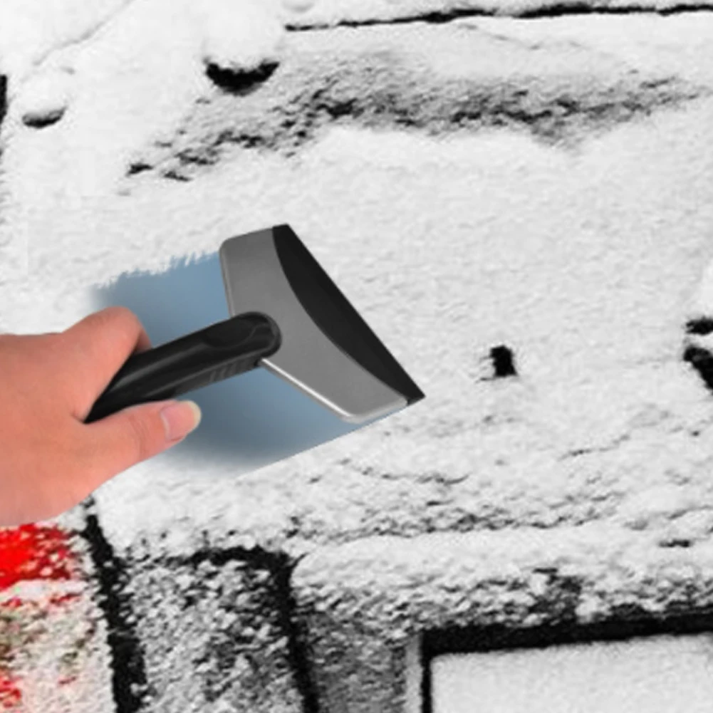 Stainless Steel Snow Brush Portable Frost Removal Windshield Ice Scraper for Car Windshield