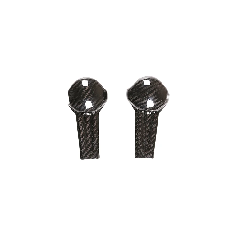 

Для Ford Mustang 2015-2021 2022 2023, настоящее углеродное волокно, салон автомобиля, автоматическая ручка переключения передач, декоративная крышка, декоративные наклейки