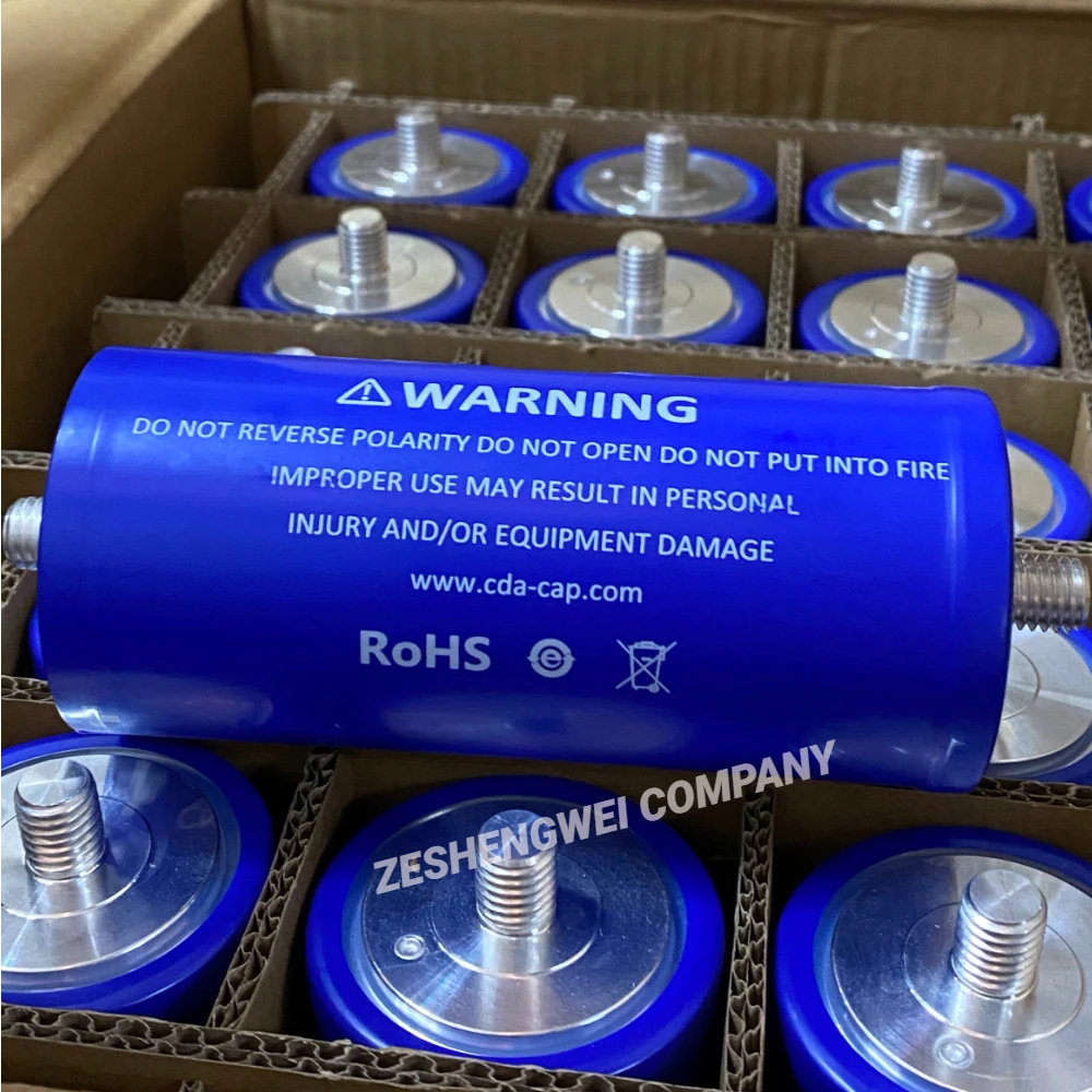 2024 New 2.85V 3400F Super Capacitor Low ESR High Frequency for Car Power Supply