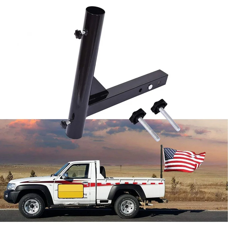 

SAAR Compatible 2inch Universal Hitch Mount Holder Flagpole Bracket Car