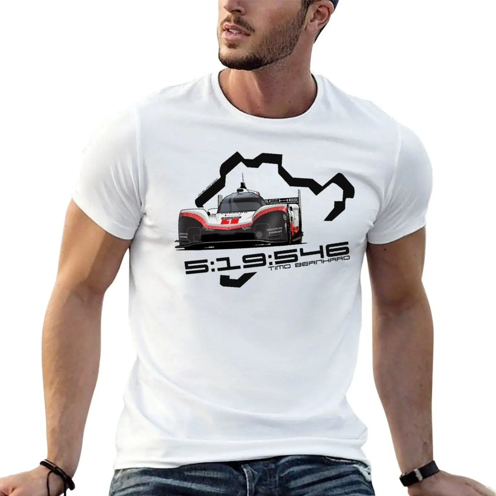 

919 Evo Nurburgring Timo Bernhard T-Shirt man tshirt g man t shirts for men anime t shirts for man T-shirt