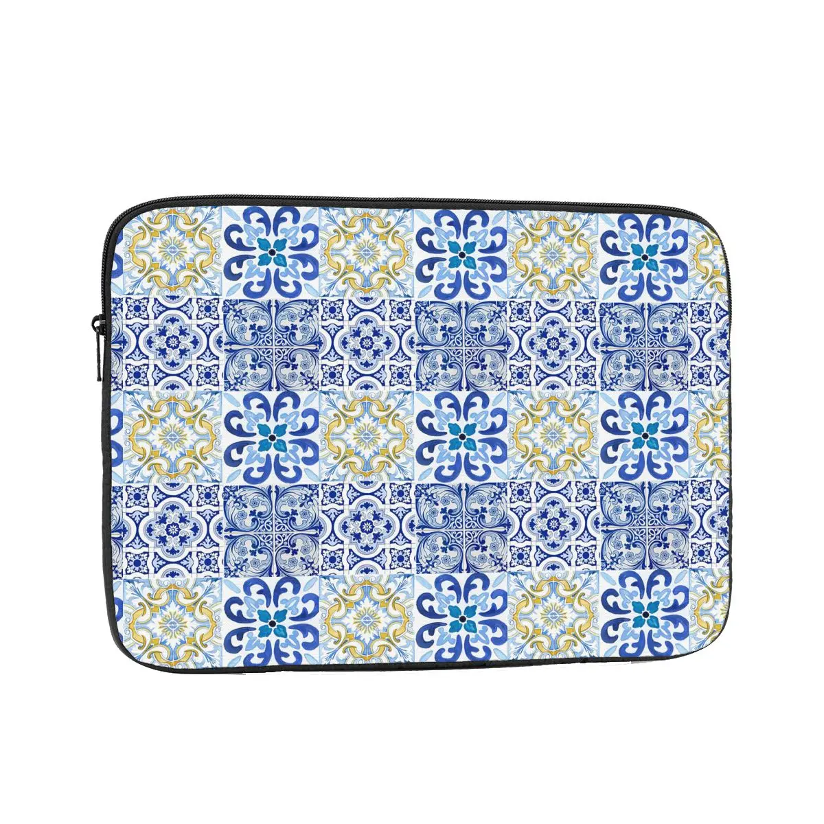 

Sicilian Tiles,mediterranean,mosaic,lemons Laptop Sleeve Cover Bag Notebook Bag Sleeve Tablet Shockproof Case Bag