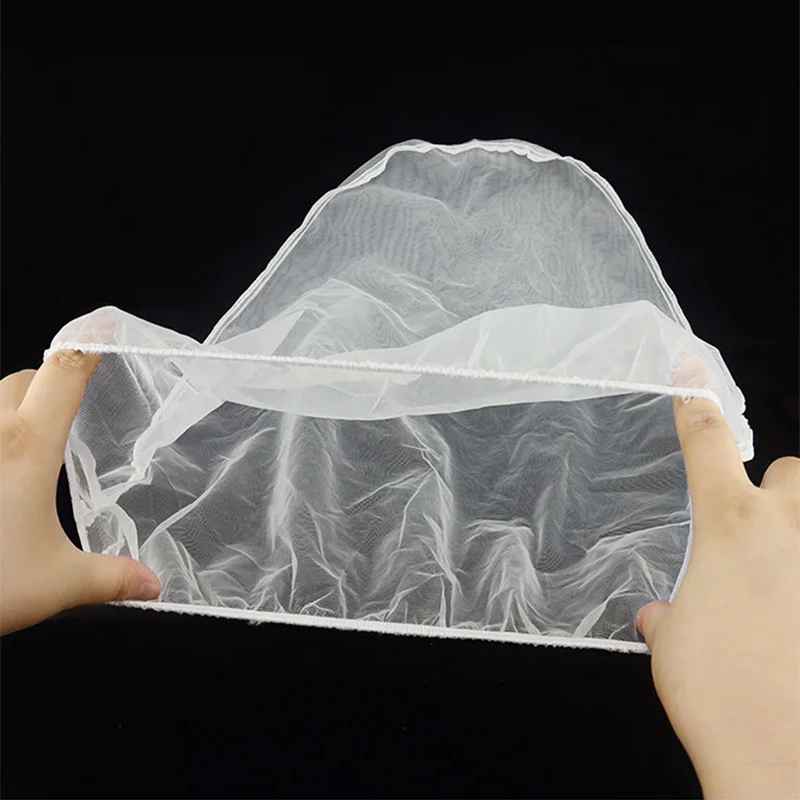 

5Pcs Paint Strainer White Fine Mesh Disposable Bag Filters with Elastic Top Opening Use with Paint Guns and Sprayers