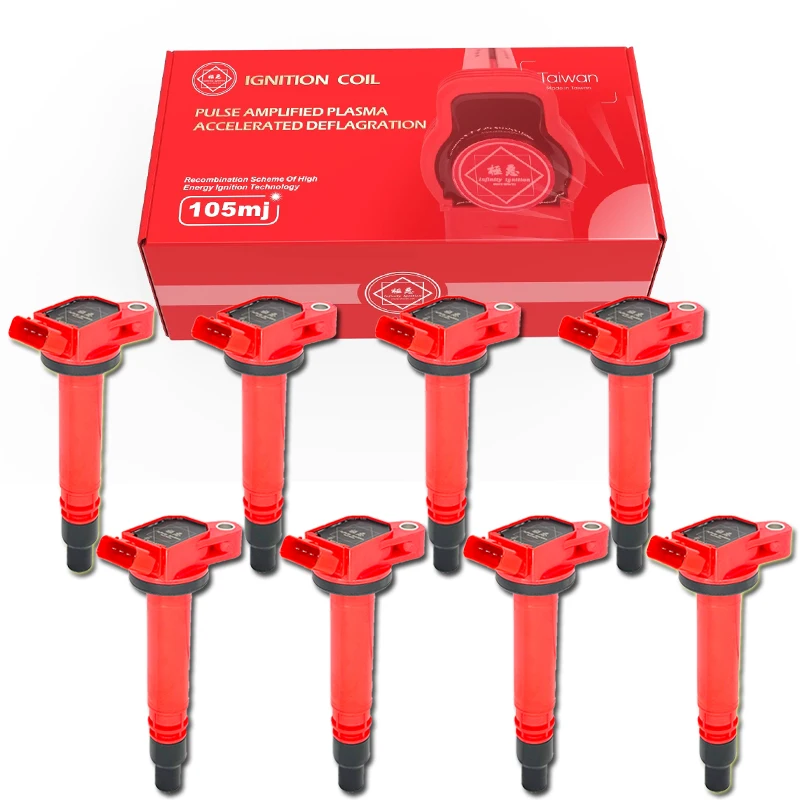 

6/8 PERFORMANCE IGNITION COIL FOR TOYOTA LEXUS SCION TC 2GR 3GR 90919-02250 90919-02251 90919-02255 90919-02256 90919-02257