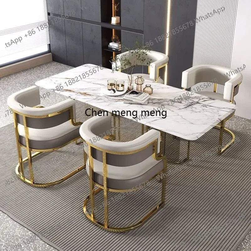 

F5822 Modern Light Luxury Accent Chair Premium Dining Chair for Salon Reception Office Conference Hotel Lounge Makeup Nail Stud