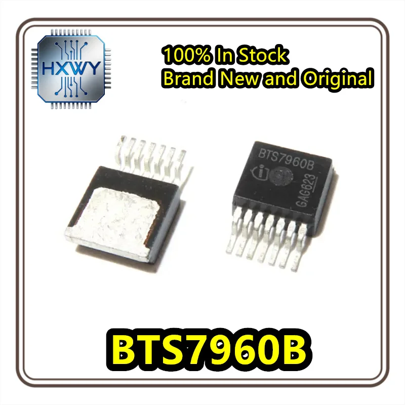 (5/20 pieces) BTS7960B TO-263 Motor Driver Chip, Brand New Original, In Stock, Electronic IC
