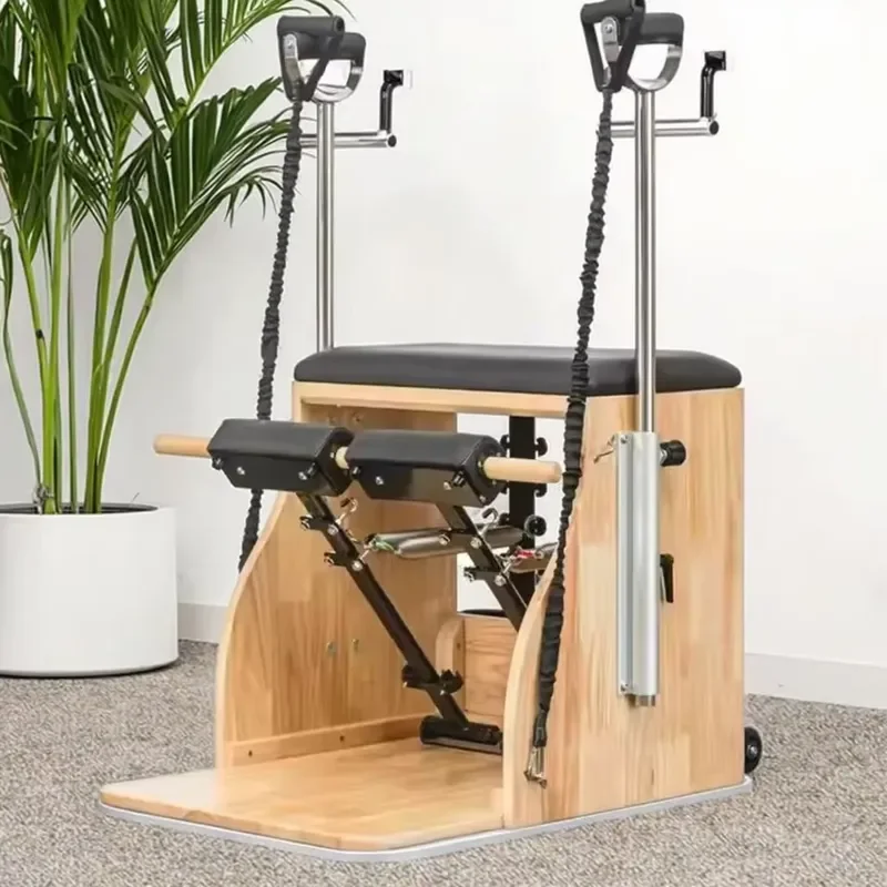Oak Wood Stable Wunda Chair Pilates Professional Yoga Studio Home Pilates Accessories Pilates Chair