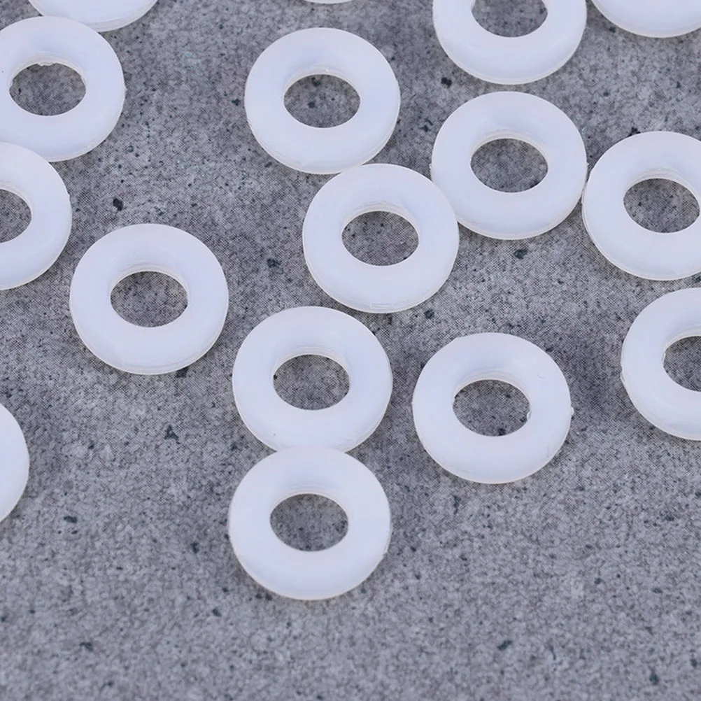 

36 PCS Eyeglasses Skid Ring Round Ear Locks Grips Hooks Earhook Silicone Retainer Temple Tips White Sleeve Holder