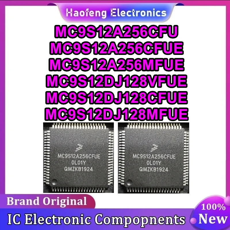 

MC9S12A256CFU MC9S12A256CFUE MC9S12A256MFUE MC9S12DJ128VFUE MC9S12DJ128CFUE MC9S12DJ128MFUE QFP IC чип 100% новый оригинальный