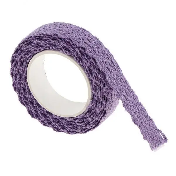 2x Adhesive Tape Lace Self-adhesive Decorative Tape Lace Border Masking Tape 2.19 M X 15 Mm