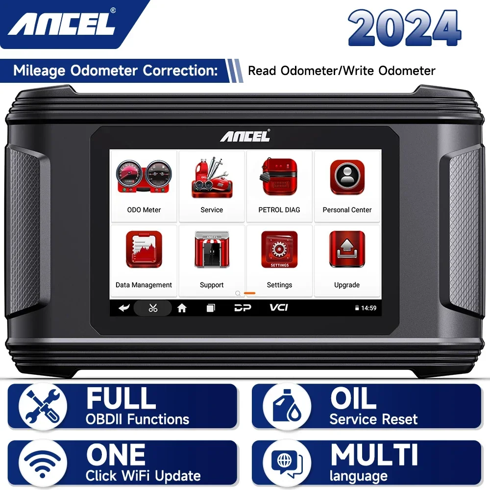 

2024 ANCEL DM500 Car Cluster Calibration Tools OBD2 Scanner Oil Reset Tool Code Reader Car Diagnostic Tool