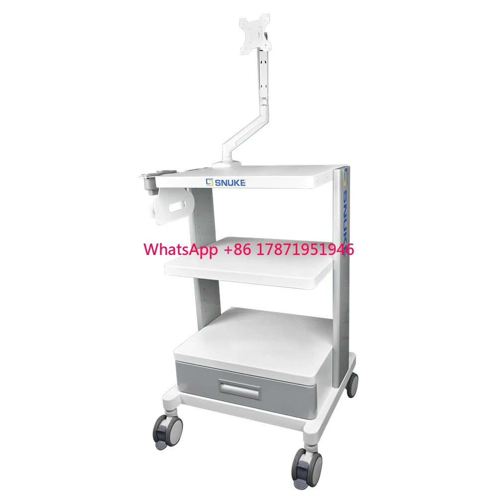 SNUKE   LN-801 Laparoscopy Tower System Cart Four Shelf Endoscopy Trolley for Endoscopic Camera Endoscopic cart