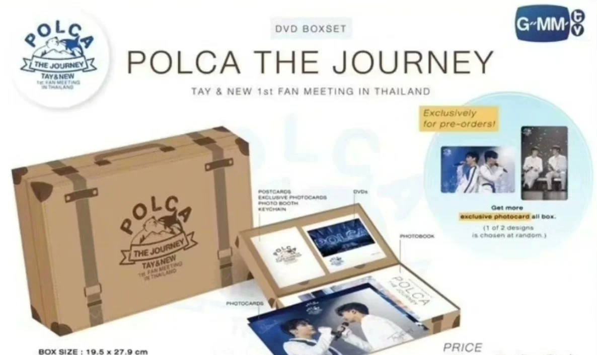

Тайская звезда Taynew PTJ POlCA THE JOURNEY DVD-бокс, официальный оригинальный товар В наличии