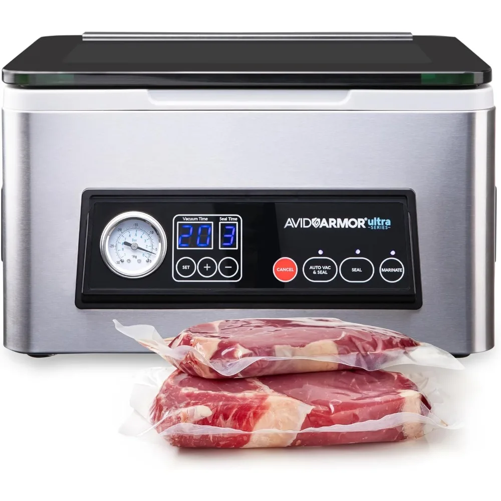 

Chamber Vacuum Sealer Machine USV20 Ultra Series for Wet Foods, Meat Vacuum Packing Machine