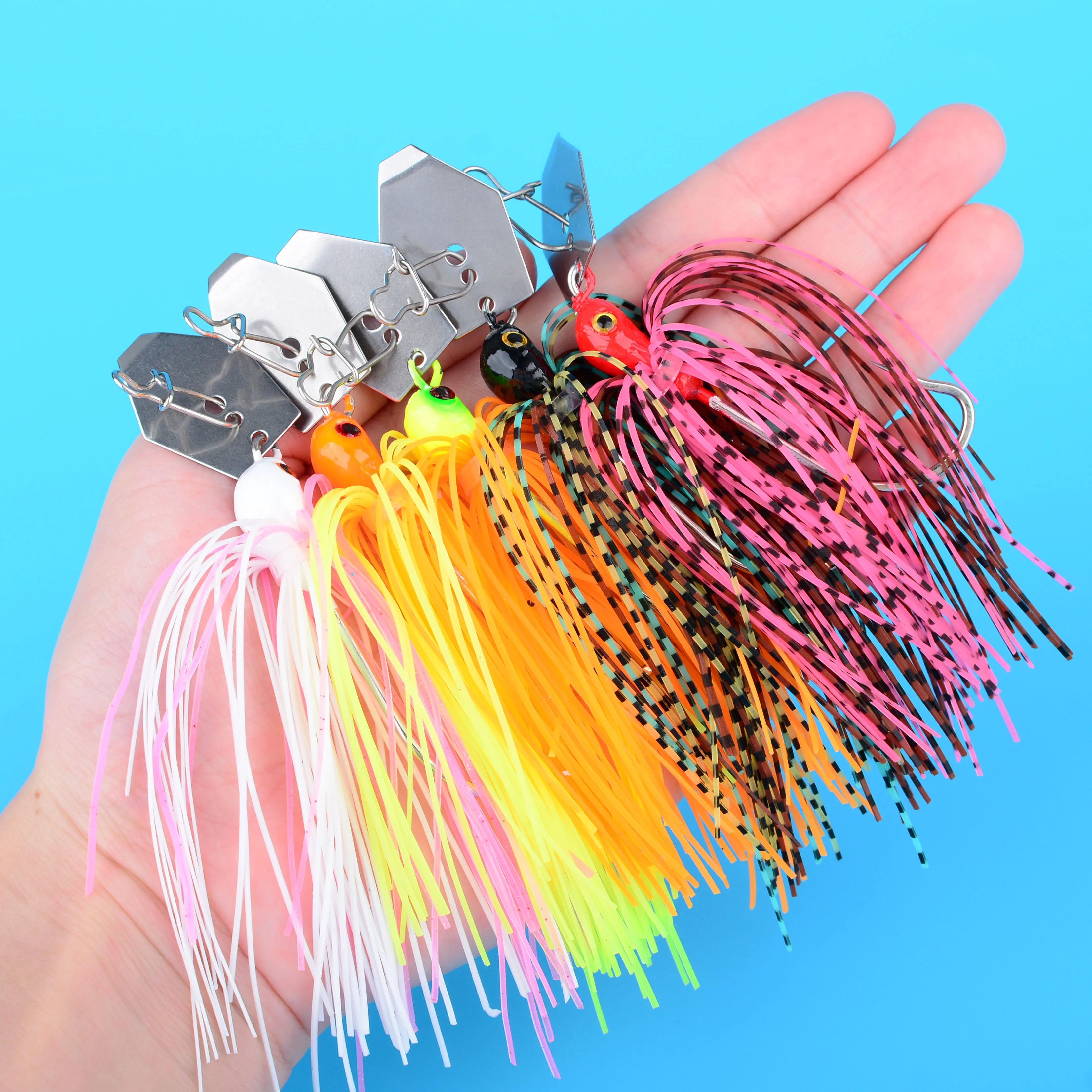 1 señuelo giratorio de 11g/8CM para pesca, señuelo chatterbait para lubina, lucio, lucioperca, kit de pesca, señuelo chatterbait sin enredos