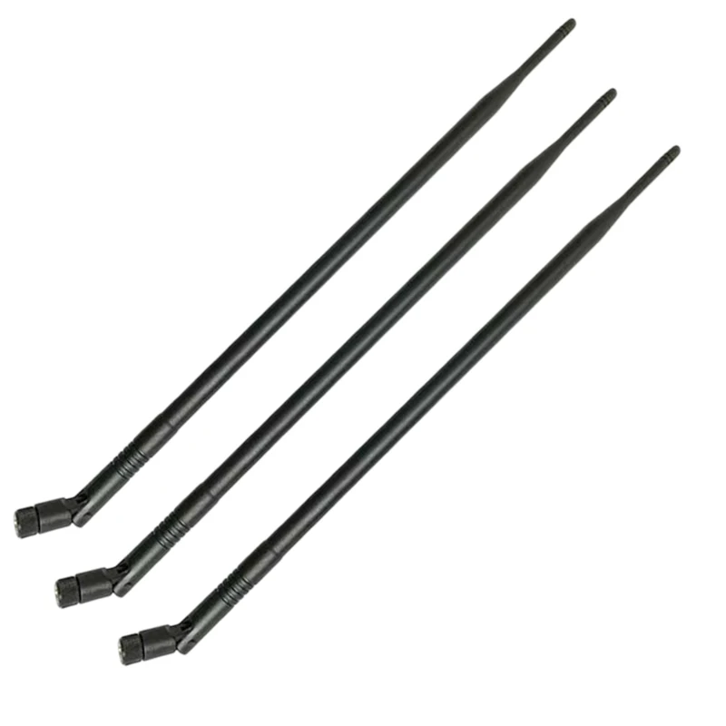 

3 шт. 9DBi RP-SMA двухдиапазонный 2,4 ГГц 5 ГГц Wi-Fi-маршрутизатор с высоким коэффициентом усиления беспроводная антенна наклона