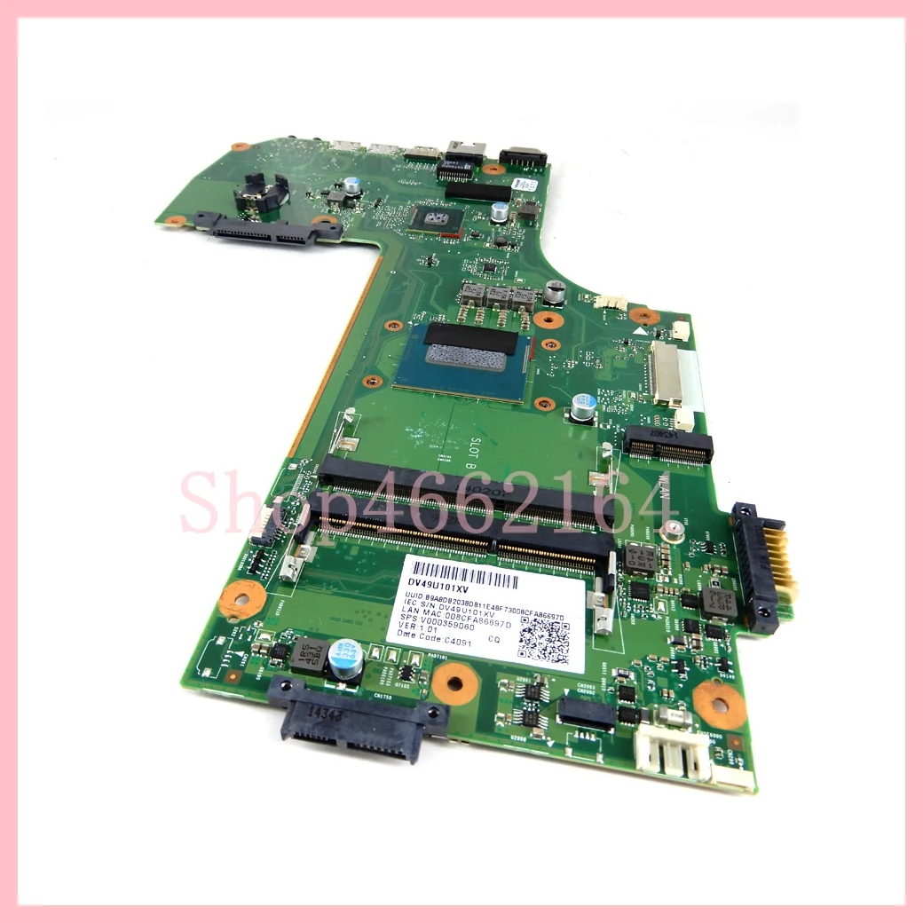 Imagem -05 - Laptop Motherboard para Toshiba Cpu Satélite C70-b L75-b S75-b Cpu I74720hq V000358990