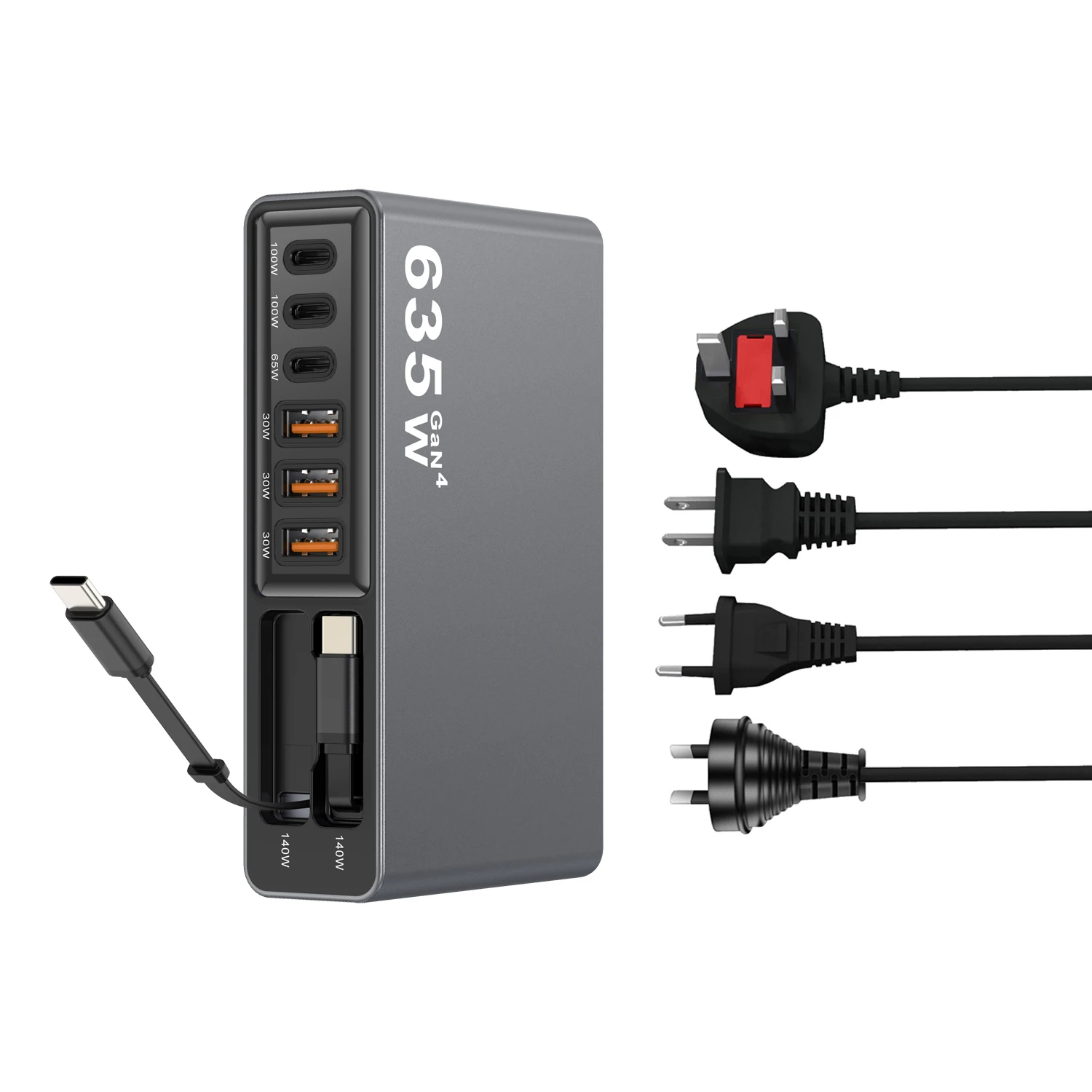 635w-8-in-1-charging-station-with-140w-retractable-usb-c-cable-gan-fast-charger-for-macbook-pro-iphone-17-samsung-laptop-tablet
