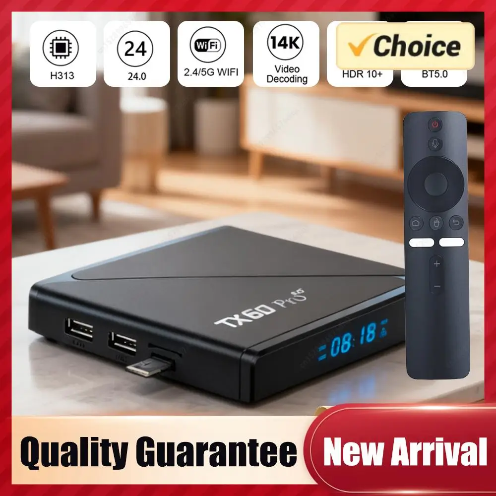 

ТВ-приставка Android 10, 1 ГБ ОЗУ, 8 ГБ ПЗУ, медиаплеер 14K, двухдиапазонный Wi-Fi 2.4G/5G, Android Box с пультом ДУ, ТВ-бокс