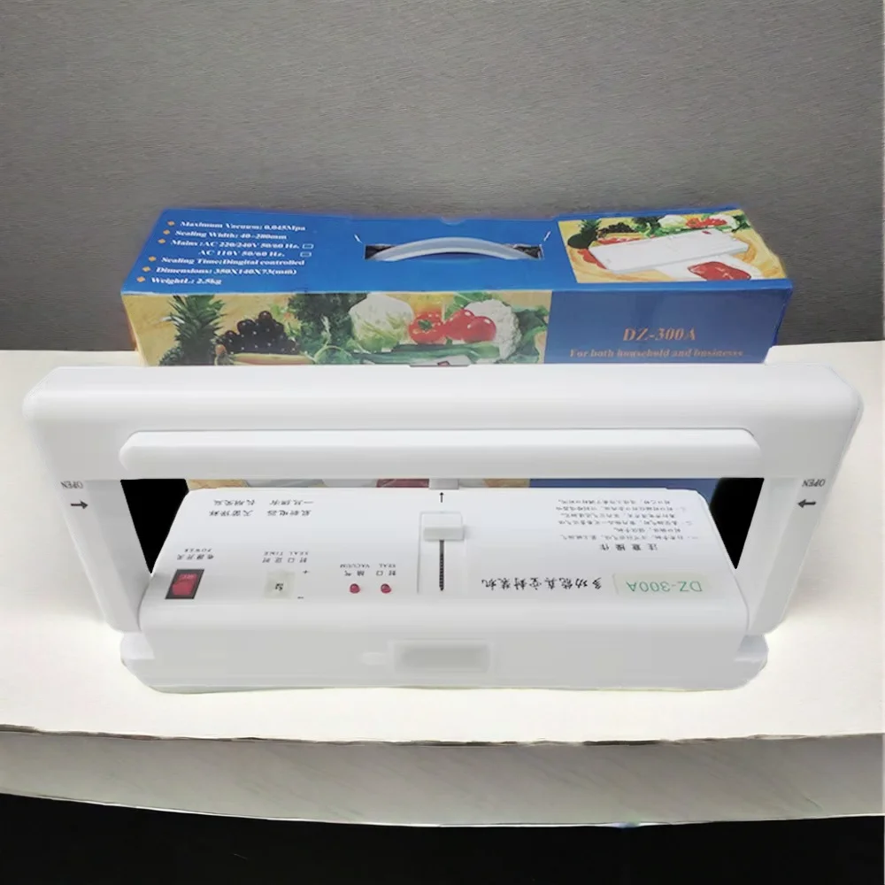 DZ-300A small portable multi-functional household commercial food preservation vacuum sealing machine