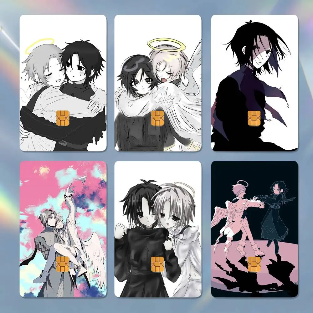 

SHTDN Game 4pcs 1Set HD Waterproof Card Skins Protective Stickers for Credit Bank Game Cards