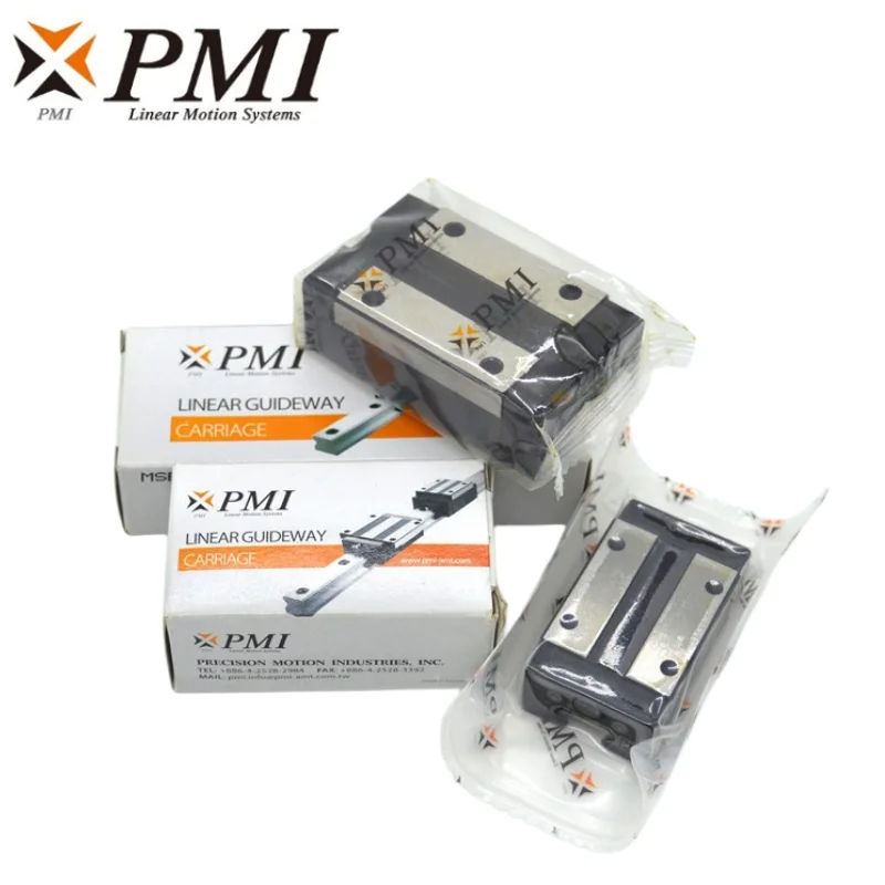 Original Taiwan PMI block MSA15S MSA15SSSFCN linear guideway slider MSA15S-N block carriage bearing for laser machine cnc roter