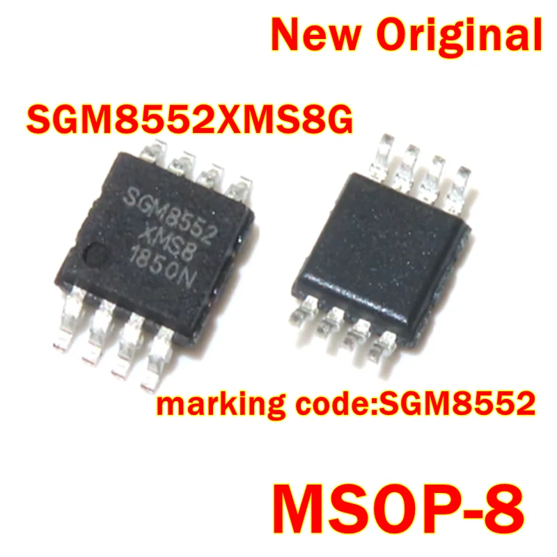 

1Pcs to 100Pcs Sgm8552Xms8G Msop-8 New Original Marking Code: Sgm8552 Single-Supply, Precision Operational Amplifier
