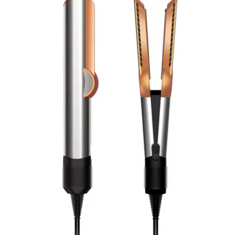 

New 2-in-1 Negative Ion Hair Dryer Multi-Function Straightener Long-Lasting Styling Tool Straightener for Wet or Dry Hair