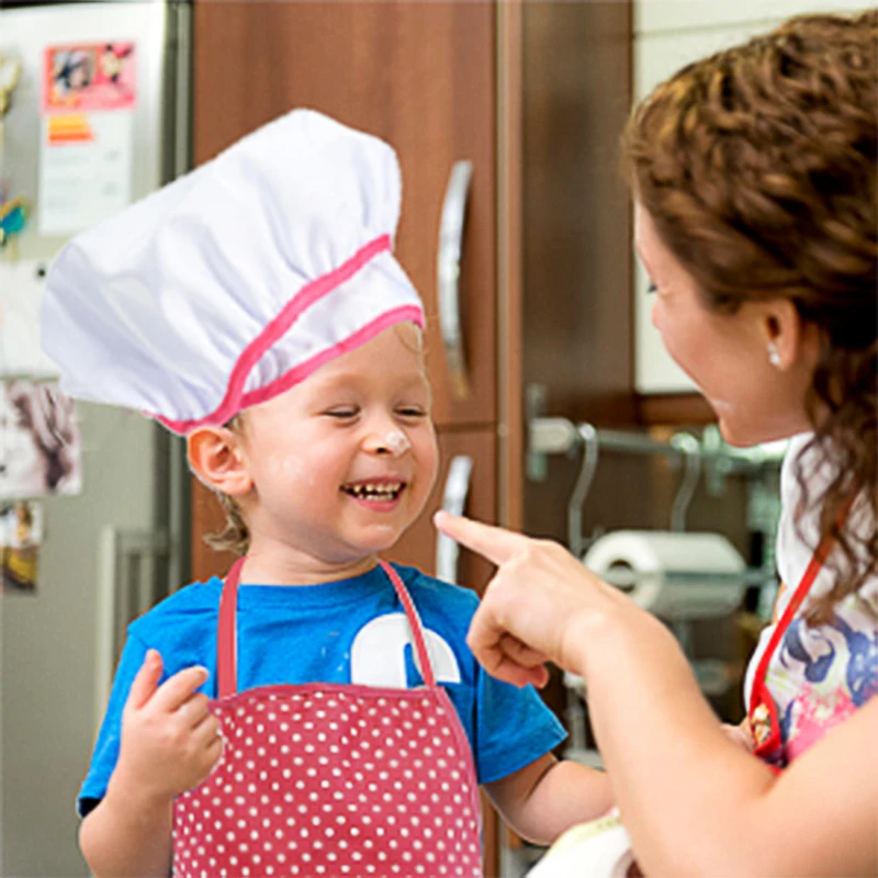 11PCS Kids Cooking Baking Set Chef Set, Includes Apron for Girls, Chef Hat. Mitt & Utensil Gifts for 3-10 Year Old Kids