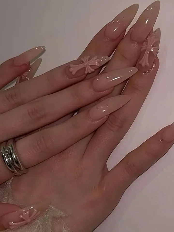Molde de Piezas Cruzadas para Uñas, Molde de Silicona 3D en Relieve, Plantilla de Diseño DIY Reutilizable, Decoraciones de Arte de Uñas, Herramientas de Manicura 2