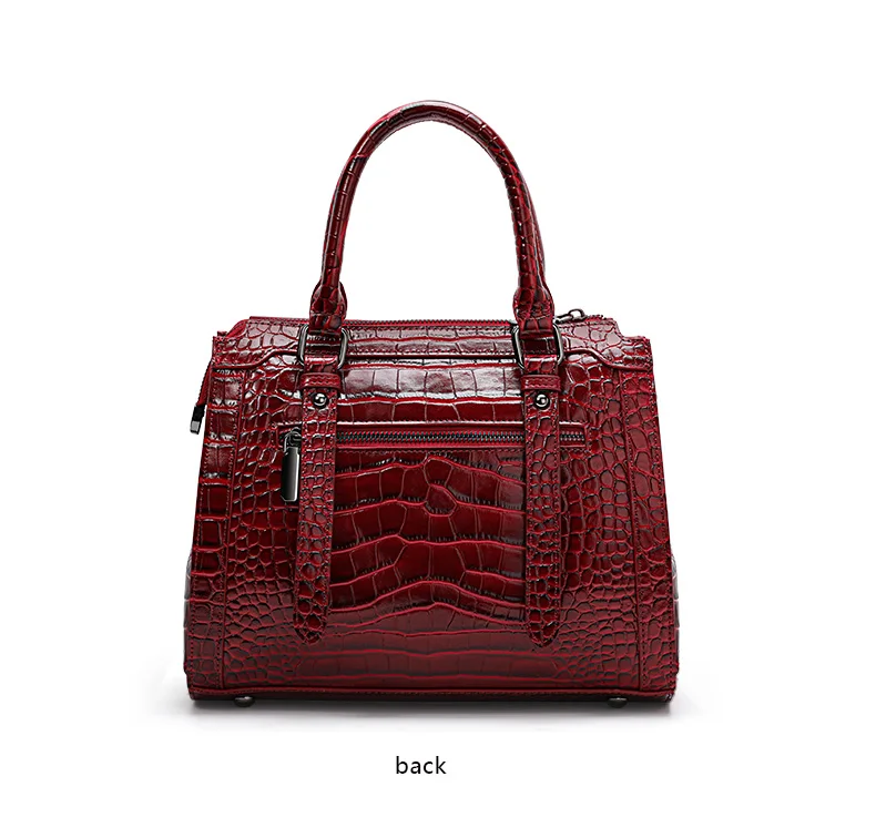 2026 Neu eingetroffene Echtledertasche, hochwertige, elegante Handtasche, geräumige Pendler-Schulter- und Umhängetasche – Detail 11