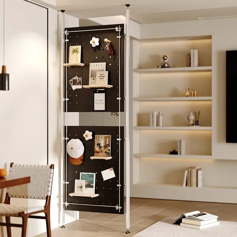 Aluminum Profile Birch Wood Shelf with Pre-drilled Holes No Punching Required Optical Axis Entrance Screen Partition Board