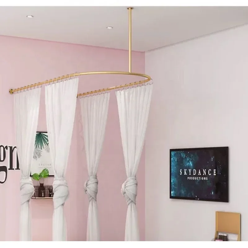 Fashion Fitting Room Frame Curtain Changing Room Retail Dressing Room Semi Circle Kit