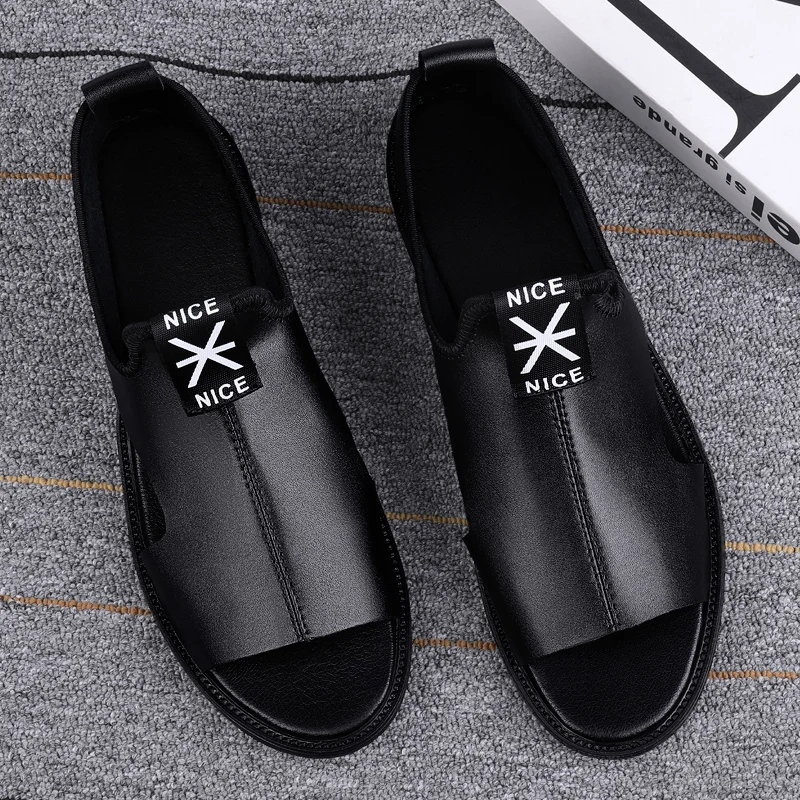 Brand New Summer Men Sandals Leisure Beach Men Shoes High Quality Genuine Leather Sandals Fashion Men\'s Sandals