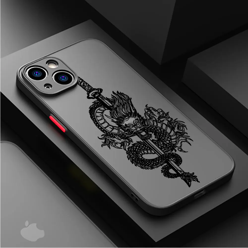 Diagrams Chinese Loong Phone Case for Honor Y5P Y6P 90 Y7P 70 Y9 Prime 50 9X Pro 9A Y8P X9 Y7A X7 Y7 X8 Eight Luxury Cover