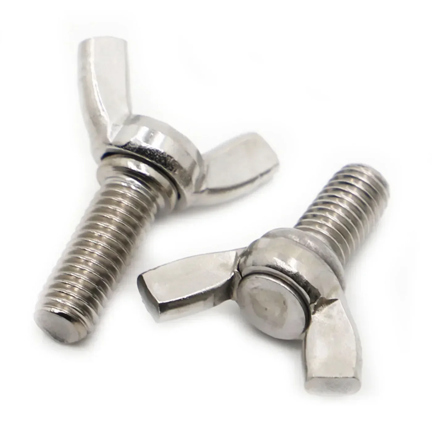 

1-10pcs M3 M4 M5 M6 M8 M10*l Din316 Stainless Steel 304 A2-70 Bolt Wing Bolt Thumb Wing Screw Claw Hand Tighten Screws