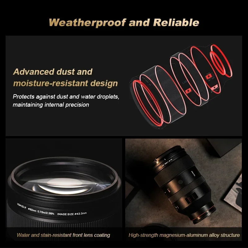 Viltrox AF135mm F1.8 LAB Full-Frame Lens for Sony E Nikon Z Mount Camera Outdoor Video Recording Vlog - image 5