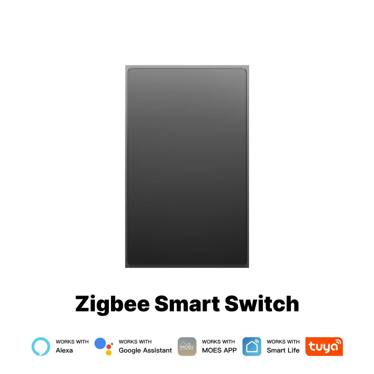 MOES Tuya ZigBee Star Feather Series Smart Touch Switch With Neutral Light Scene 2in1 APP Remote Control with Alexa Google Home