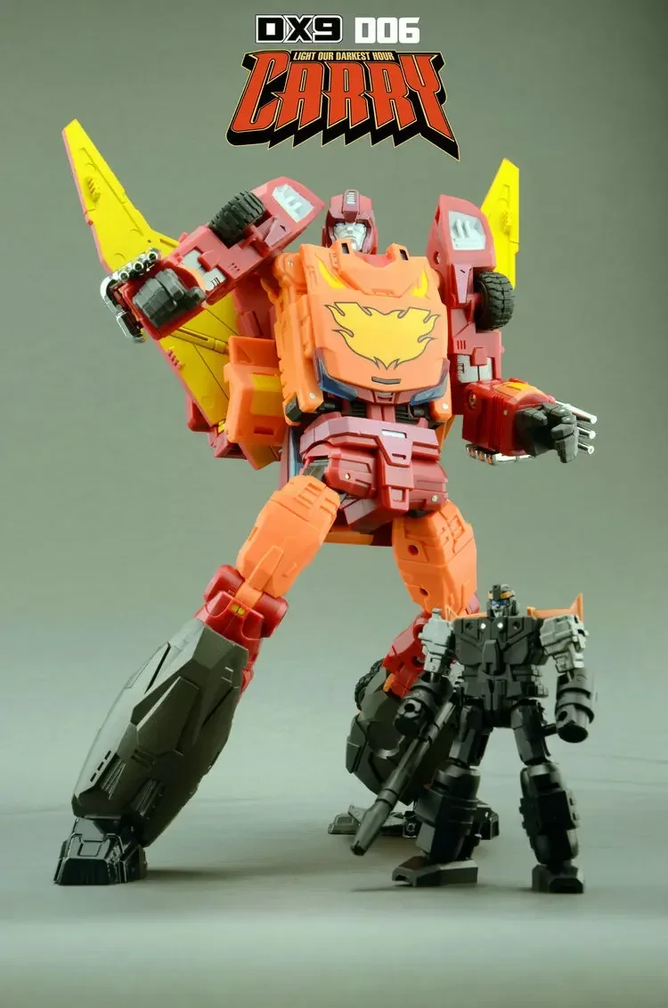 [In Stock] Transformation DX9 D06 D06T Carry Rodimus Prime Action Figure Transforming Box with Car Boys Collectible Toys