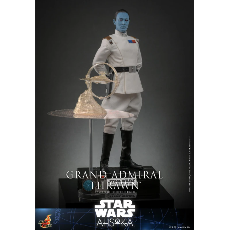 In Stock Hottoys TMS116 Star Wars Grand Admiral Thrawn 1/6 Anime Action Figure Toy Gift Model Collection Hobby