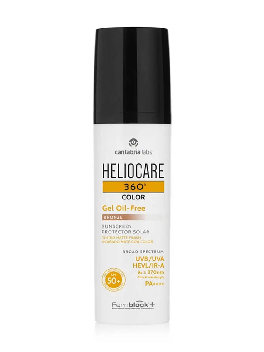 Heliocare 360 ° gel oil free color bronze spf 50 + 50ml-sun protection with color spf 50 +