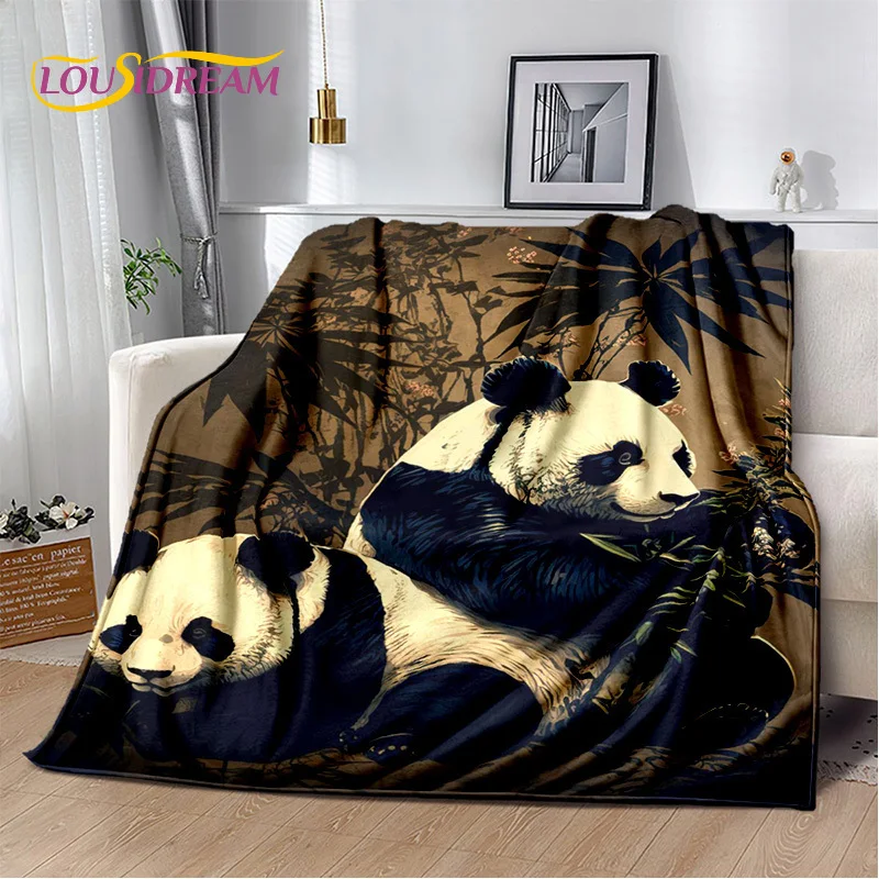 Dream Cute Panda Cartoon Animal Blanket,Soft Throw Blanket for Home Bedroom Bed Sofa Picnic Travel Office Rest Cover Blanket Kid