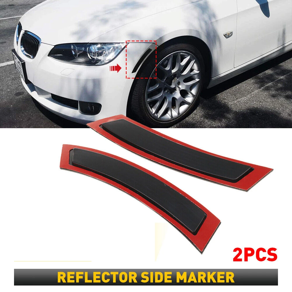 

2007-13 For BMW E92 E93 328i 335i Front Bumper Reflector Smoke Side Marker Light