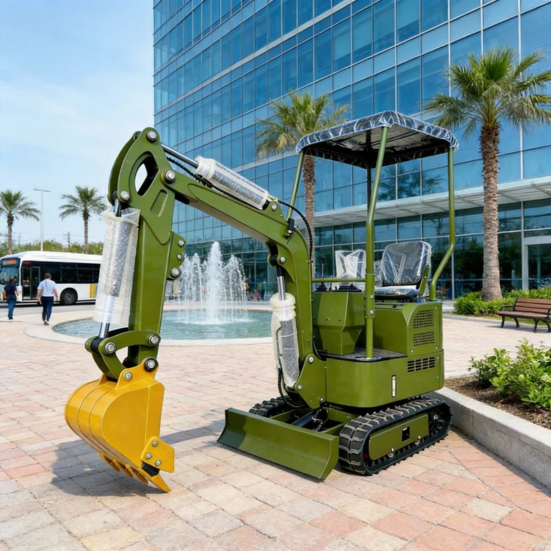 

Customized RC Mini Digger 1.5Ton Diesel Engine Hydraulic Excavator Europe Godet Mini Pelle Hydraulique Chantier Construction