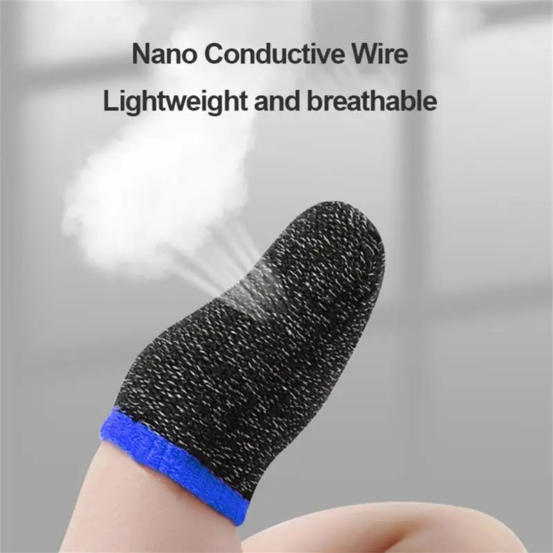 Gaming Finger Sleeve Breathable Fingertips For Mobile Games Touch Screen Finger Cots Cover Sensitive Mobile Touch