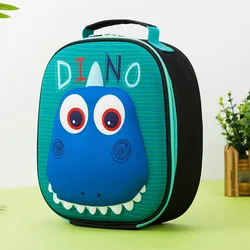 Cute Cartoon Dinosaur Cooler Bag Portable Cool Camping Gear Kids School Thermal Insulated Lunch Bags Picnic Camping Accessories