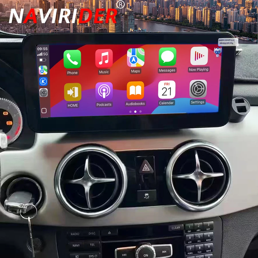 

Android Touch Screen Car Radio Multimedia Video Player For Benz GLK Class 2013-2015 GPS Navigation Auto Stereo Carplay Head Unit