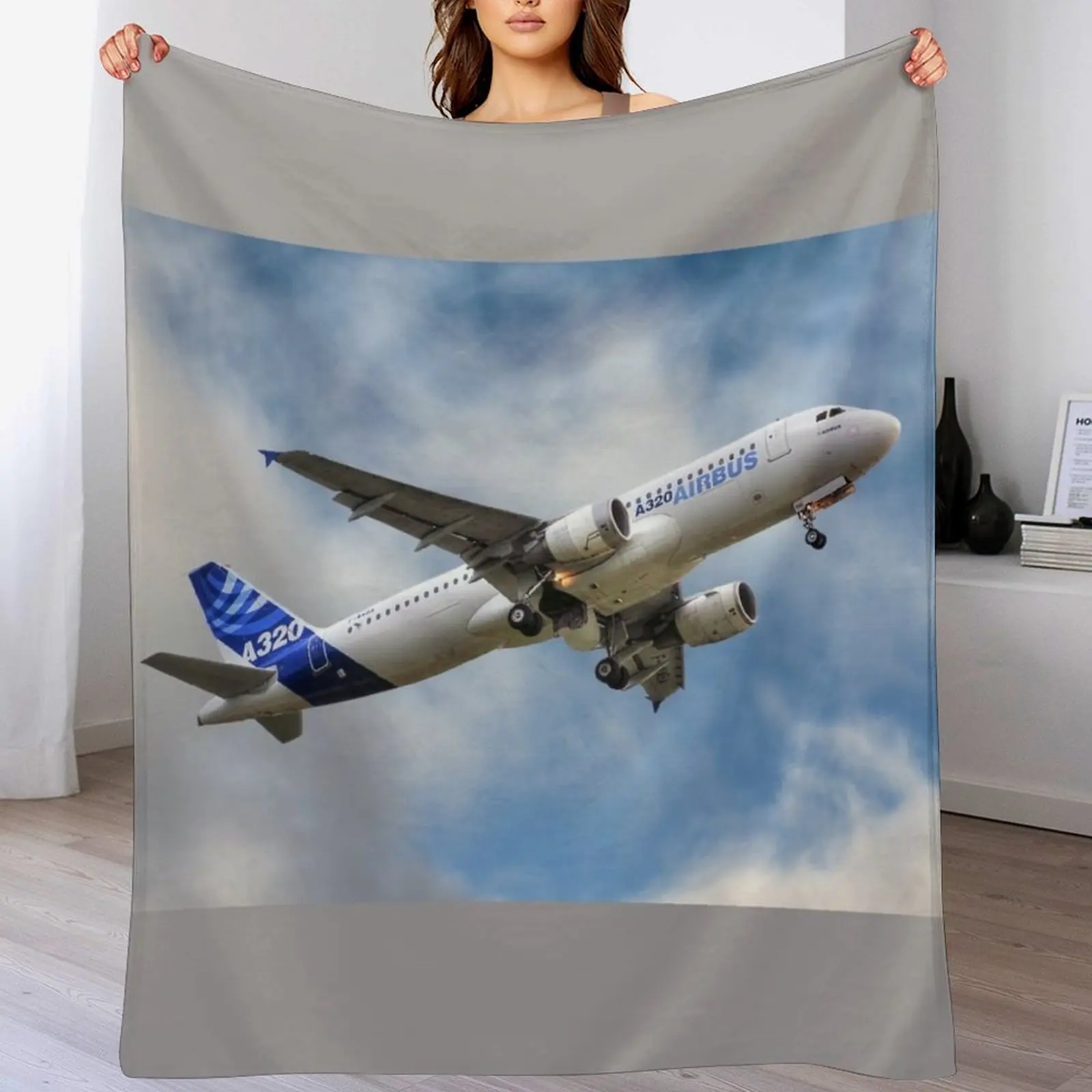 Airbus A320 Throw Blanket Tourist Designers Blankets