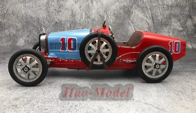 CMC 1/18 For Bugatti T35 #10 1924 Car Model Alloy Kids Toys Boys Birthday Gifts Simulation Hobby Display Collection Red blue