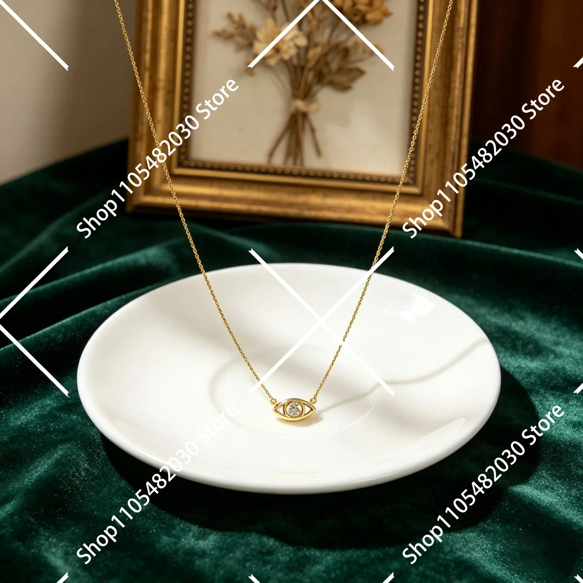 

Gold Satellite Bead Chain Necklace
